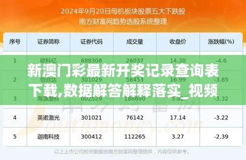 新澳今天晚上开奖结果查询|实践数据解释落实_优选版.3.801